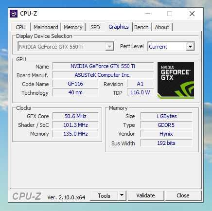 Karta graf. Asus 1 GB GTX 550 Ti