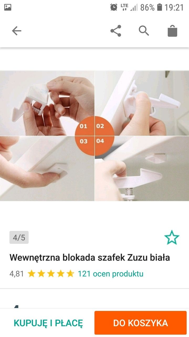 Zabezpieczenia szuflad przed dzieckiem