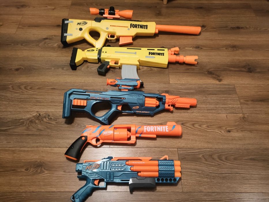 NERF pistolety,wyrzutnie