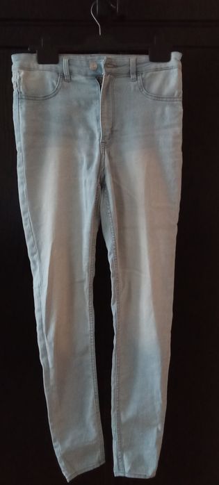 Spodnie jeansowe cienkie pas 76-82cm