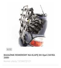 Bagażnik na 3 rowery Opel Zafira