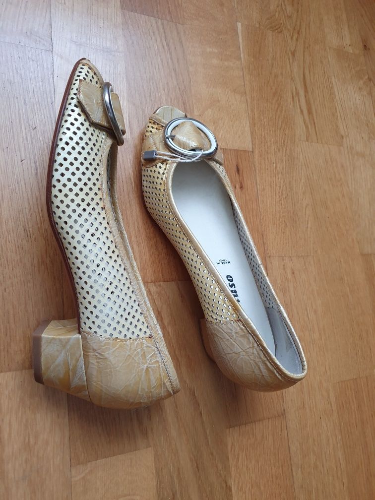 Новые элегантные туфли melluso Италия кожа 24 см 36 р. Босоножки