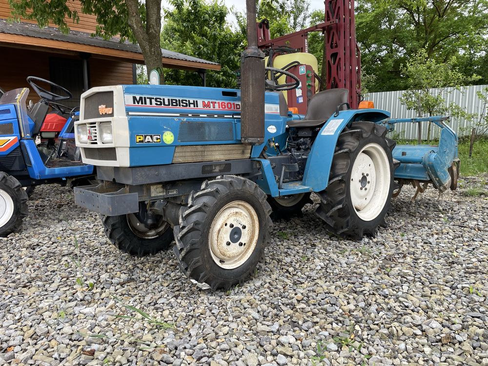 Японський мінітрактор Mitsubishi MT1601d 4х4 Фреза Трактор Міцубісі 16