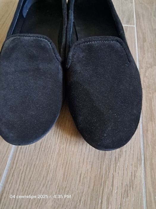 Туфлі 42 28 см мокасіни лофери замша