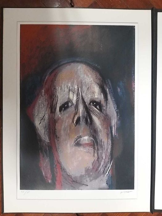 "O Carlos do Fado" Homenagem de Júlio Pomar