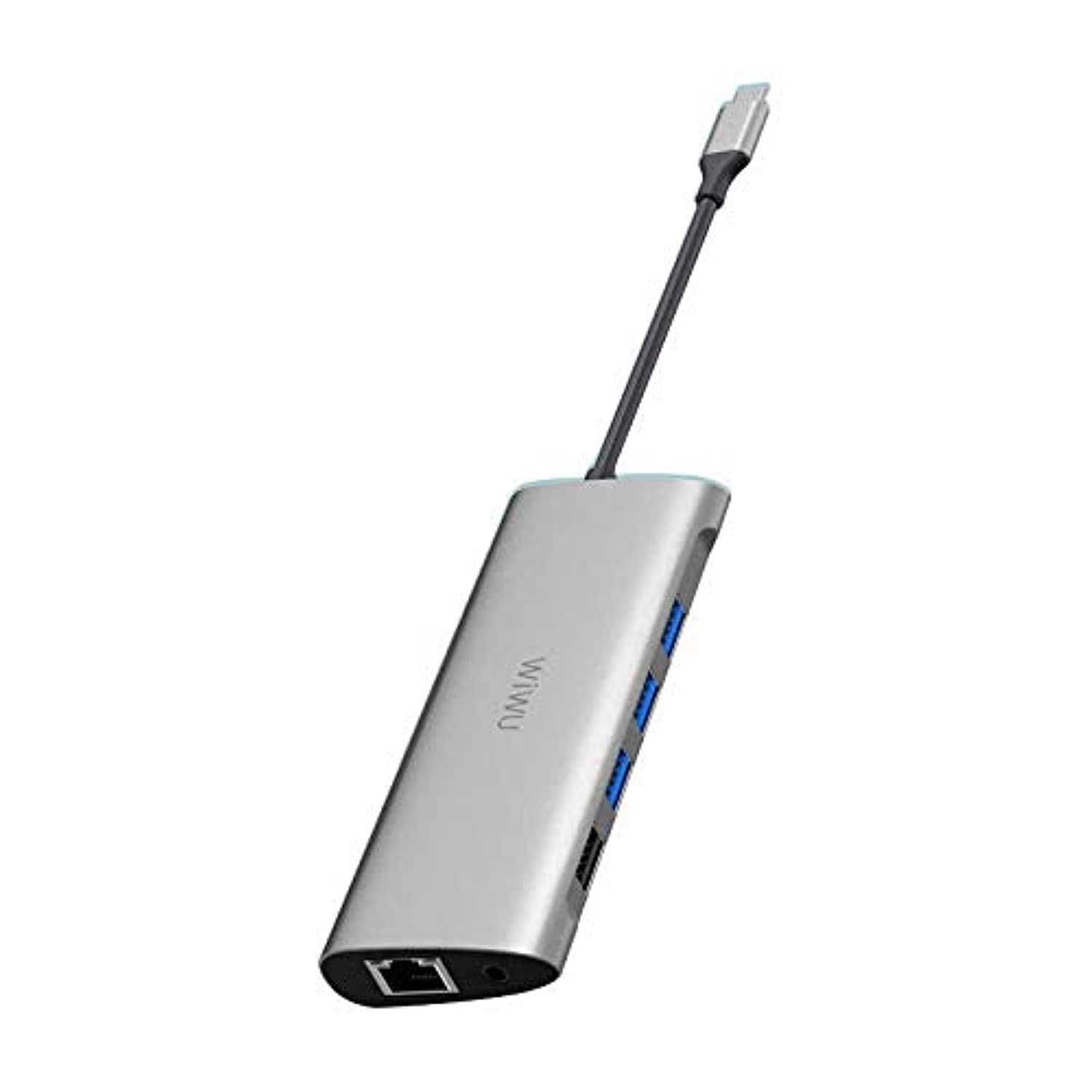 WIWU ALPHA hub USB-C 4xUSB LAN AUX VGA 4K HDMI MicroSD 11w1 do Macbook