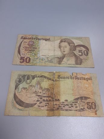 Notas de 50 escudos 1980