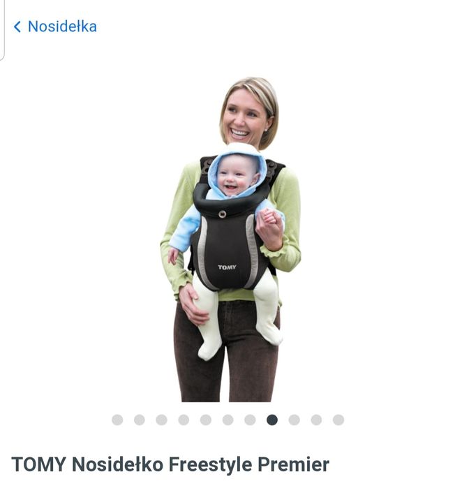Nosidełko 3,5-12 kg TOMY Freestyle Premier