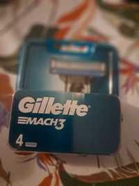 Gillette mach 3 ostrza wklady 4 szt