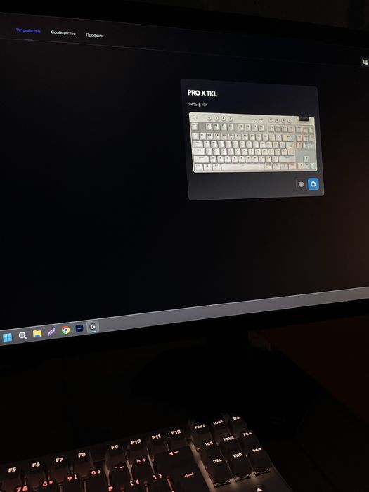 Logitech g pro x tkl на гарантії
