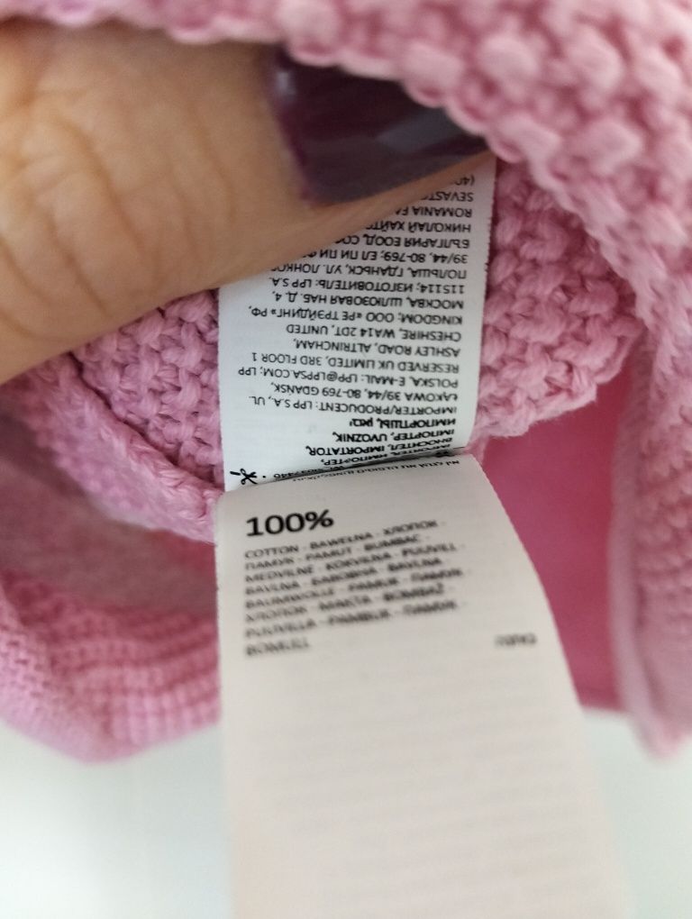 Sweter, sweterek różowy , unicorn, cekiny