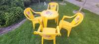 Krzesła ogrodowe Lipton 4 szt. +stolik