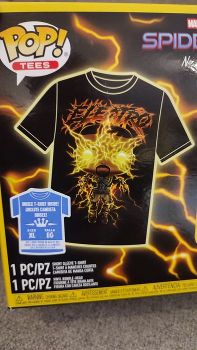 Funko Pop Spiderman Electro 1164 (Glow) - Tshirt XL