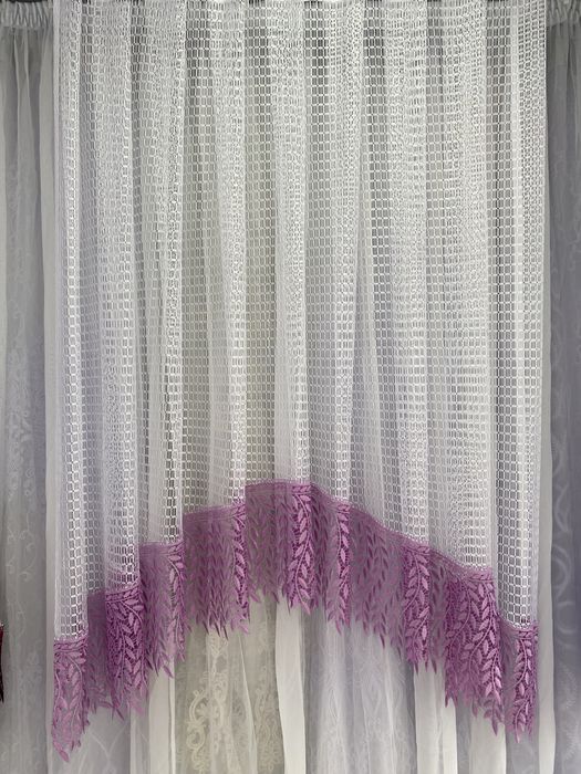 Тюль в кухню готова арки