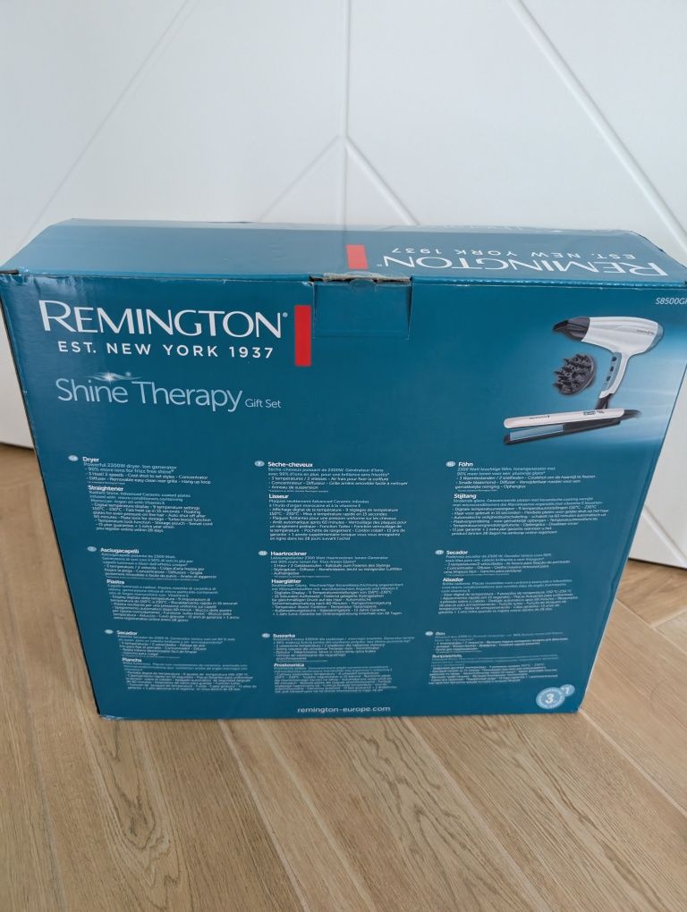 Prostownica REMINGTON S8500GP + Suszarka do włosów D5216 Zestaw