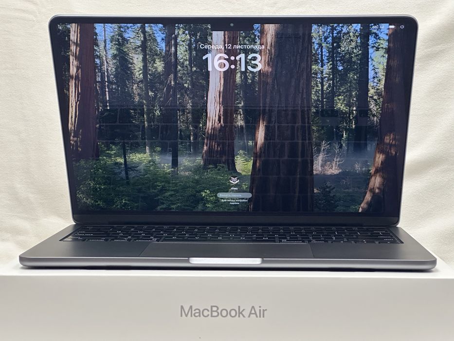 MacBook Air M2 13’ 2022р. 16/256Gb, Space Grey