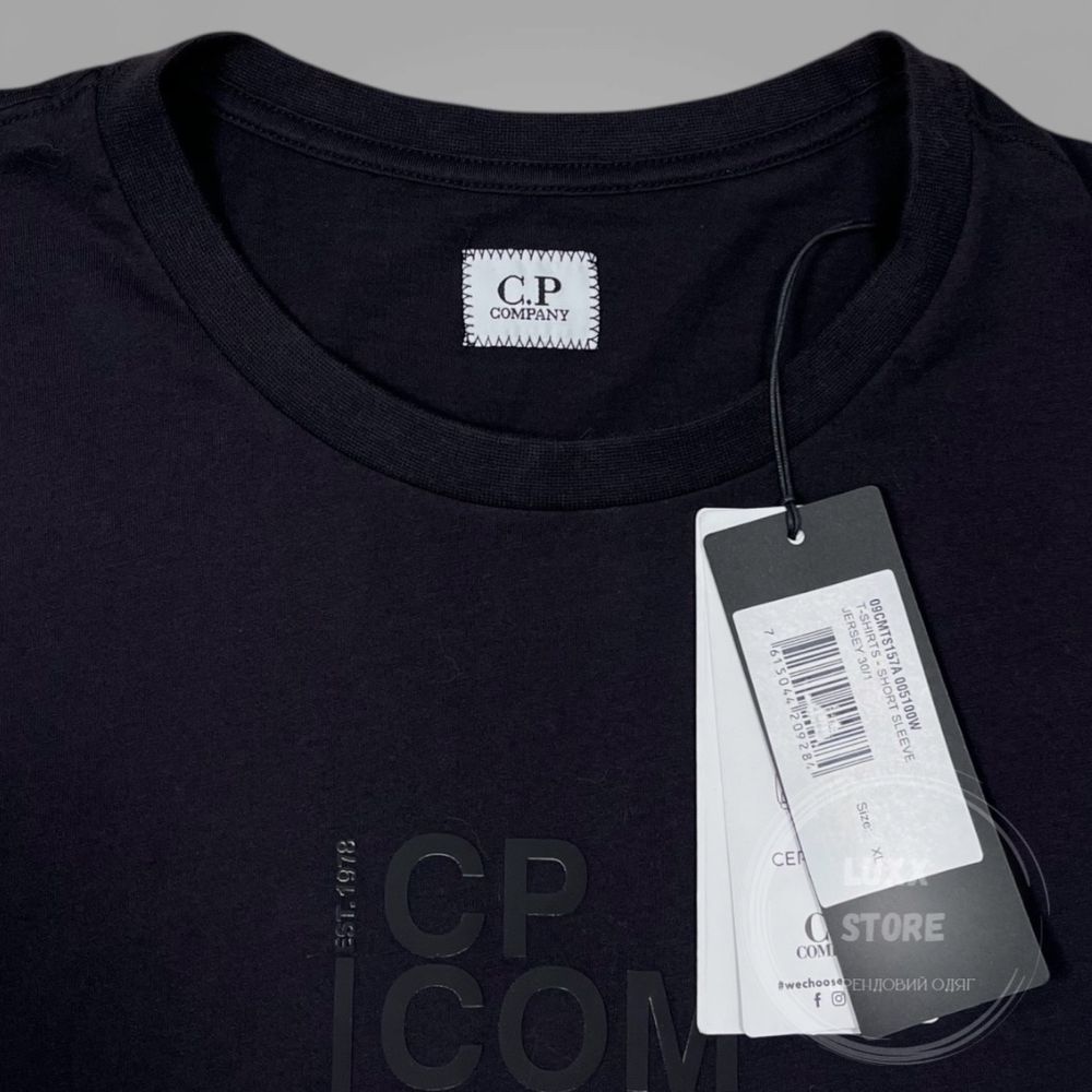 Футболка C.P. Company Label Logo (C P, CP, сипикомпани)