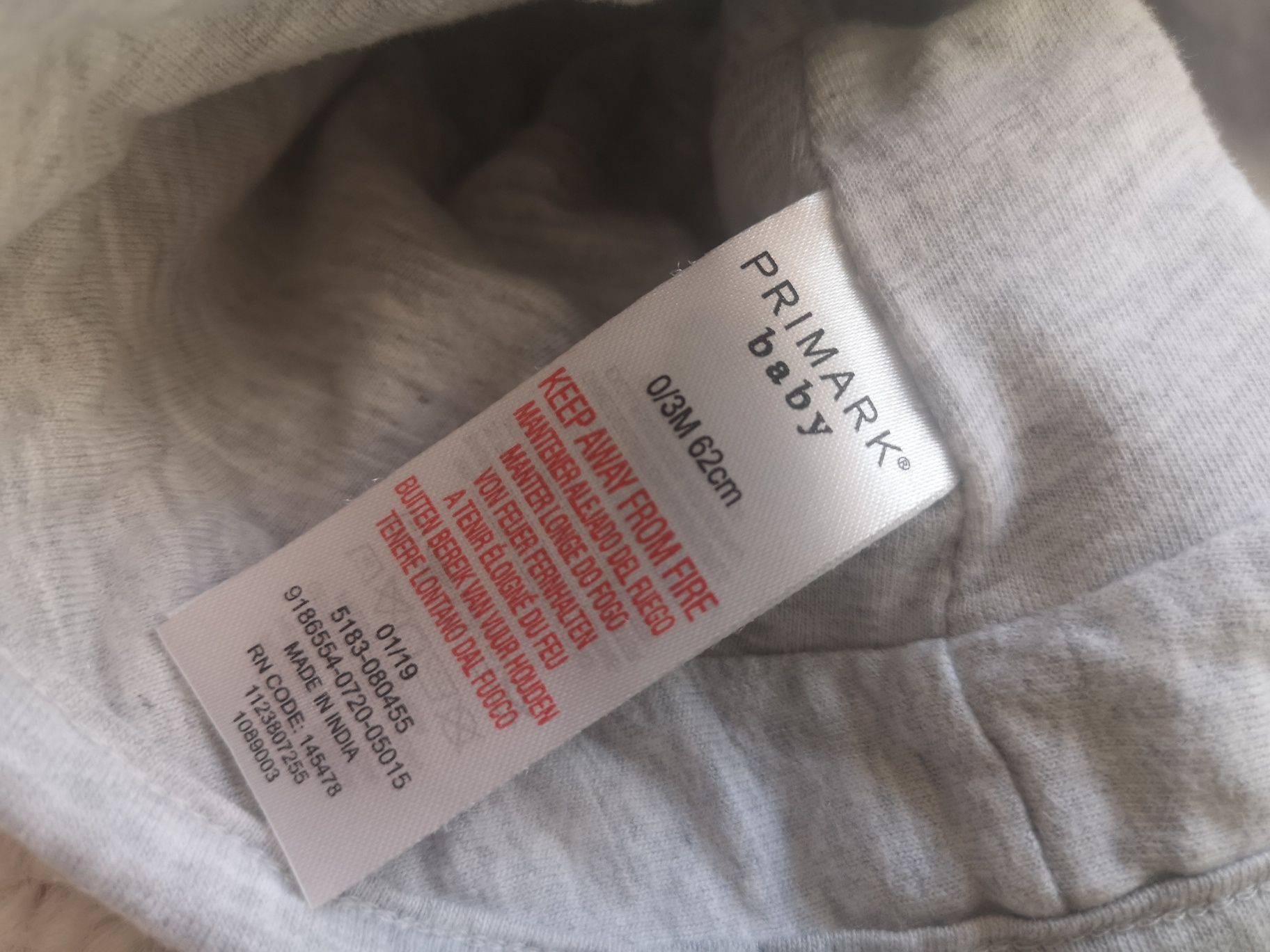 Zestaw primark 62