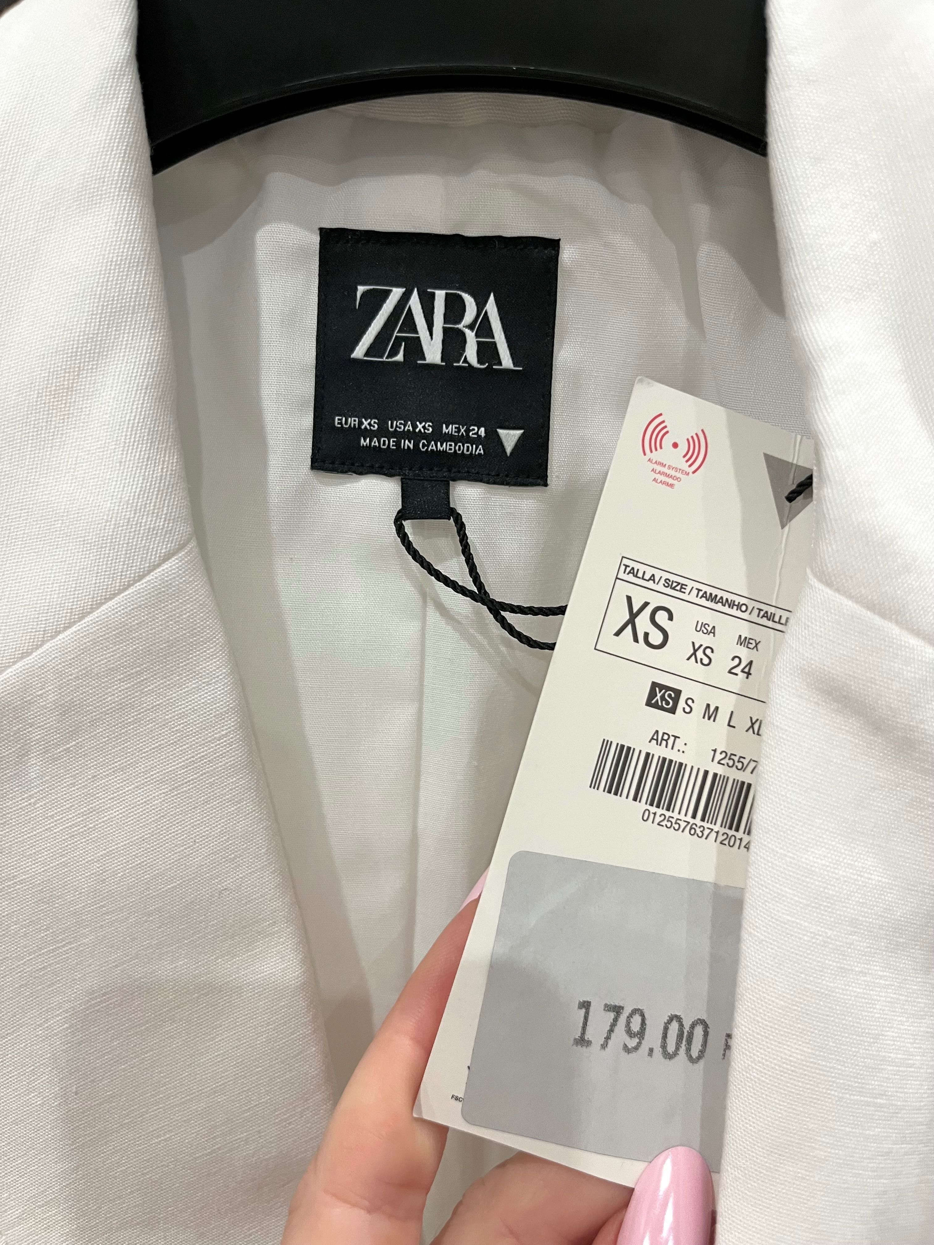 Marynarka Zara XS o krótszym kroju cropped