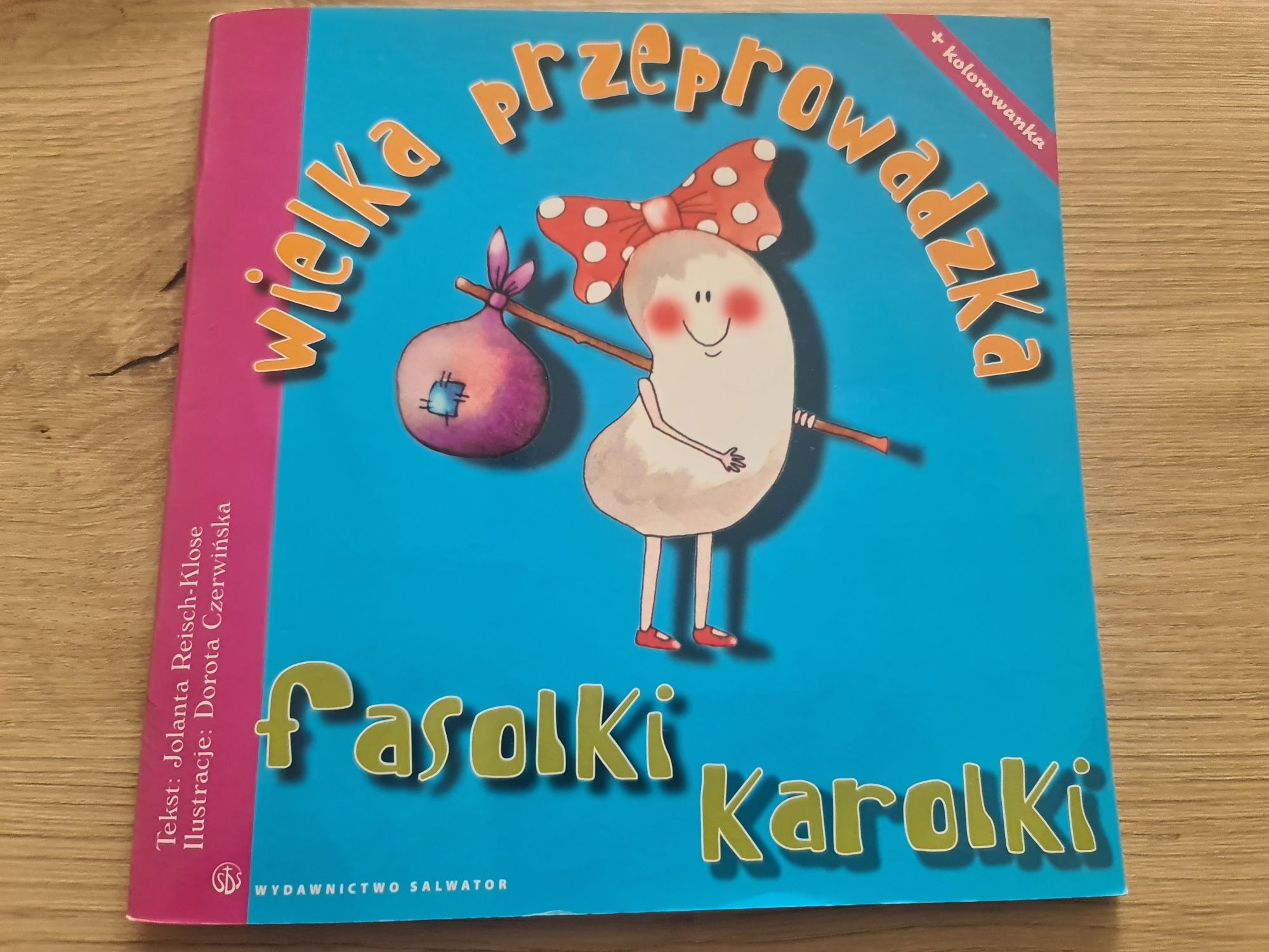 Wielka przeprowadzka fasolki Karolki Reisch-Klose książka dla dzieci