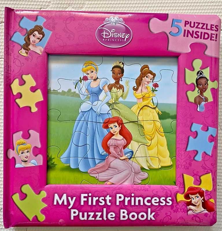 Disney - książka Puzzle księżniczki