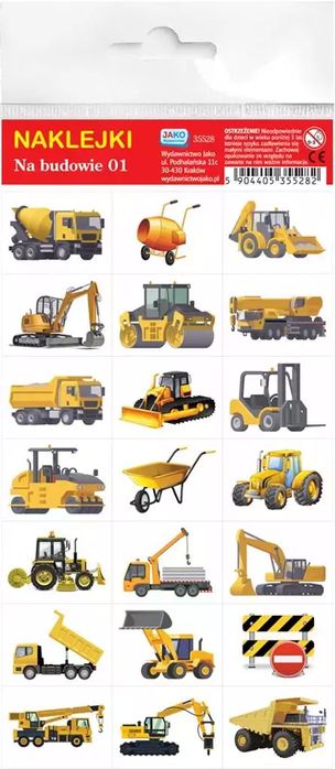 Naklejki. Na budowie. Jako. Nowy Produkt