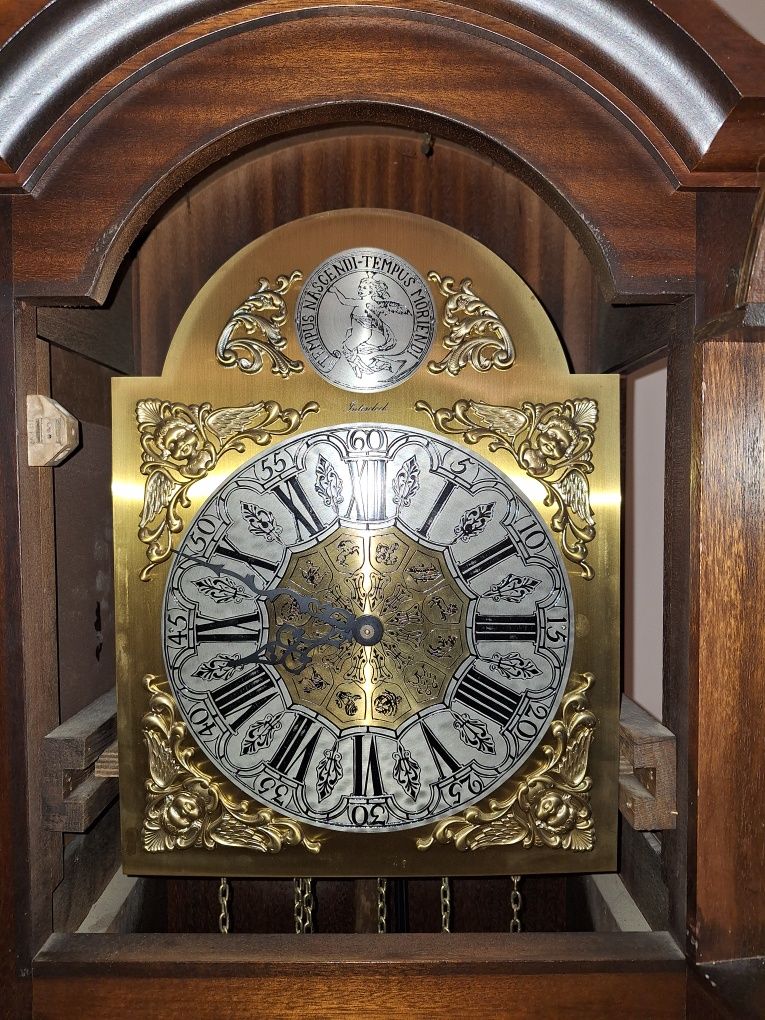 Zegar drewniany 3 wagowy młotowy Jnterclock