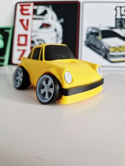 Porsche 911 Tooned samochód sportowy hot wheels