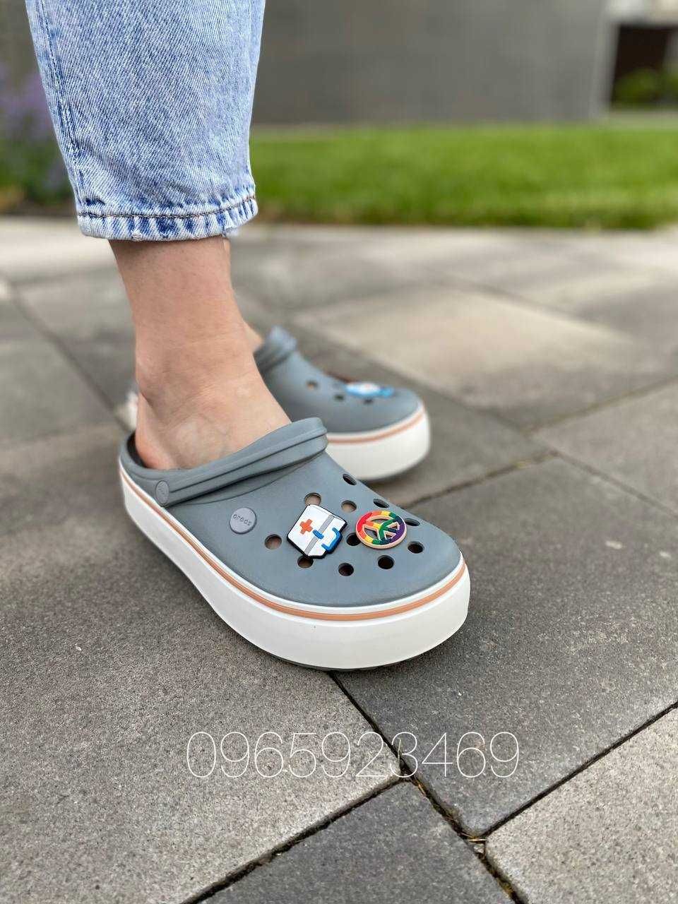 Новинка!Crocs Platform Clog жіночі крокси на платформі Оригінал 36-40