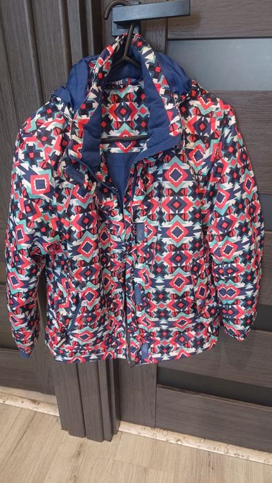 Kurtka zimowa narciarska dziewczęca 134-140