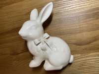 Керамическая статуэтка заяц белая