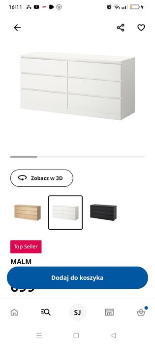Sprzedam Komoda Malm