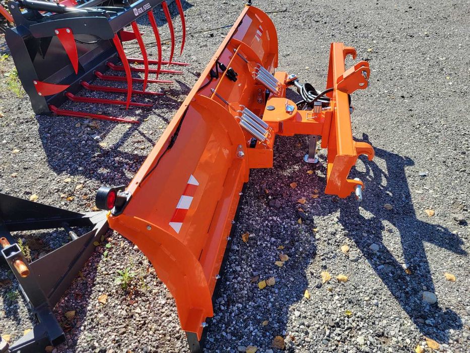 Pług do śniegu śnieżny ze sprężynami PPS 2w1 Euro-ramka TUZ Transport