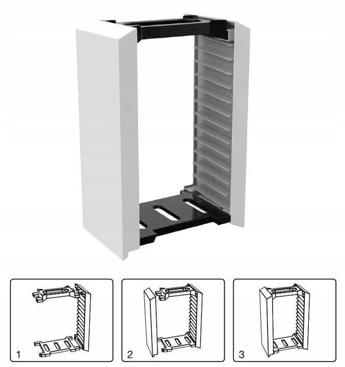 Półka na 12 gier do PS4/PS5/XBOX ONE/XBOX SERIES