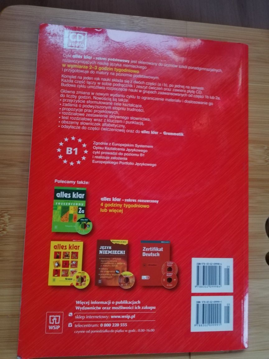 Alles klar 2a zakres podstawowy podręcznik do niemieckiego WSIP