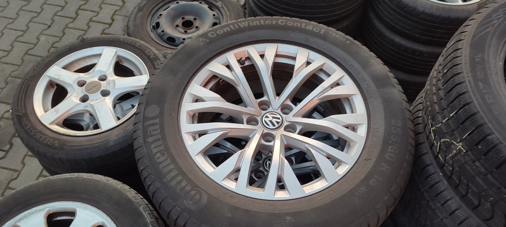 Kpl kół zimowych oryginał VW Touareg 18 5x112  255/60R18