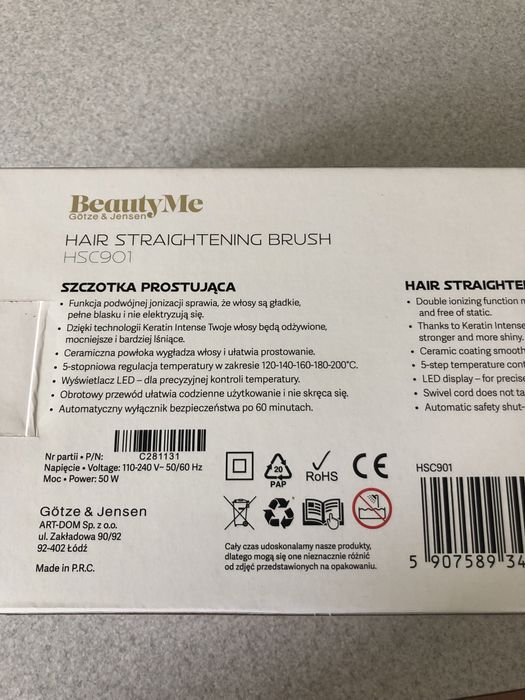 Szczotka prostująca goetze&jensen