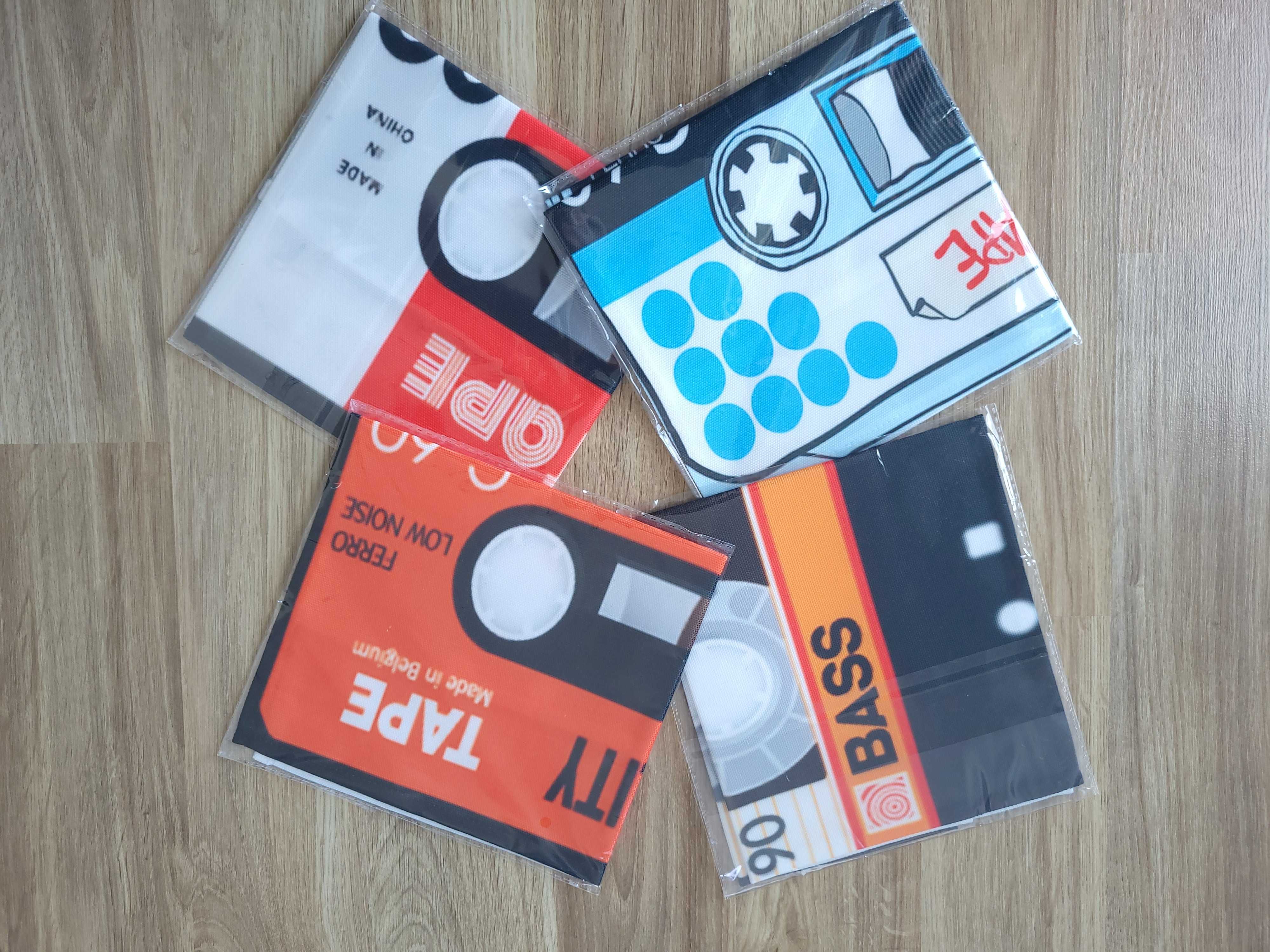 Podkładki na stół - 4 szt - kasety retro NOWE
