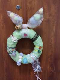 Wianek Wielkanocny króliczek 23, 35, 8 cm