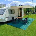 Przyczepa kempingowa ELDDIS wynajem 4 osobowa niskie DMC 1100kg