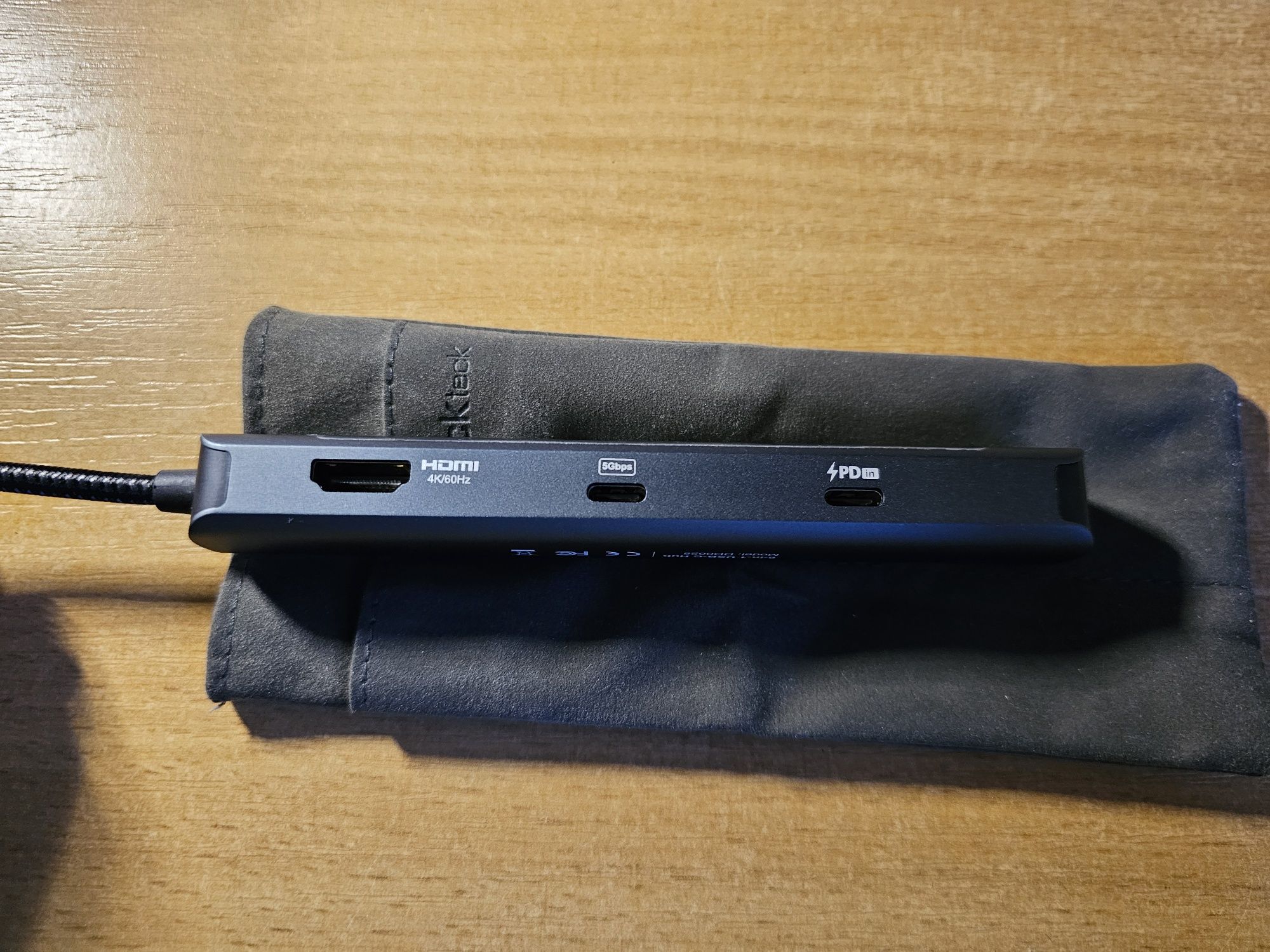USB hub 6w1 rozgałęźnik, stacja dokująca