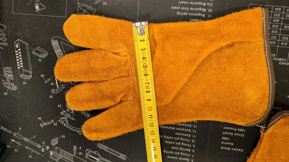 Rękawice robocze, skórzane rozmiar XL