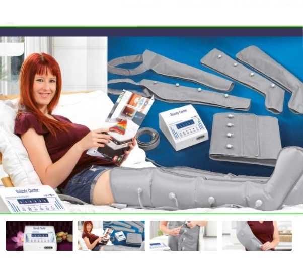 PRESSOTERAPIA COMPLETA PERNAS COM EXTENSORES + ABDOMEN + BRAÇO