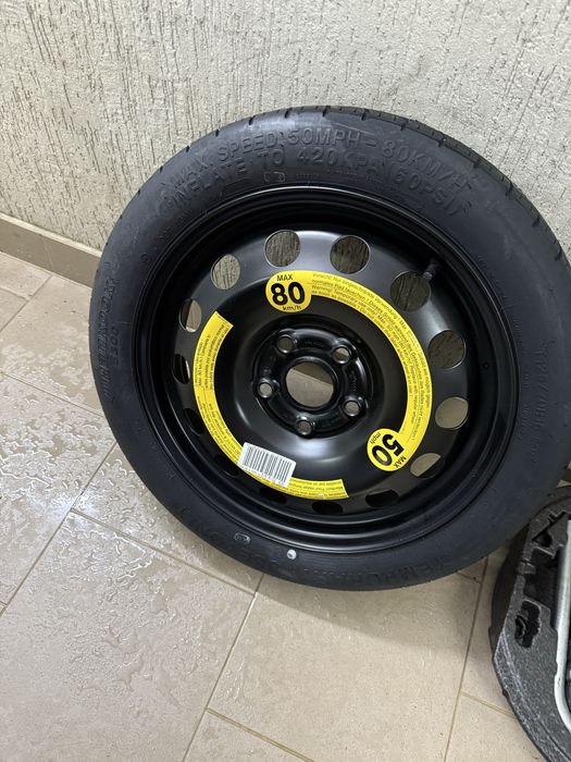 Докатка 5/112/16 vag комплект домкрат крюк т125/70/r16 golf skoda vw