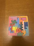Klocki puzzle drewniane