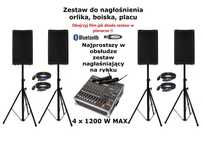Zestaw nagłośnienia  2 x 2400 W  DELTA AUDIO SET18-412