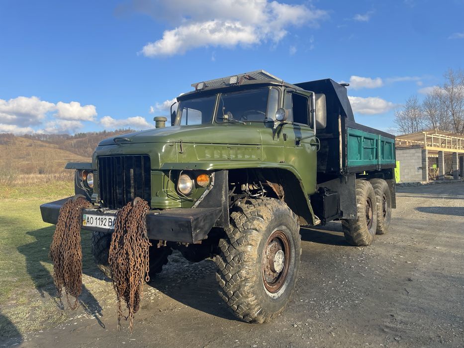 Продам урал 375 авто находу с тормозами порядок коропка камаз