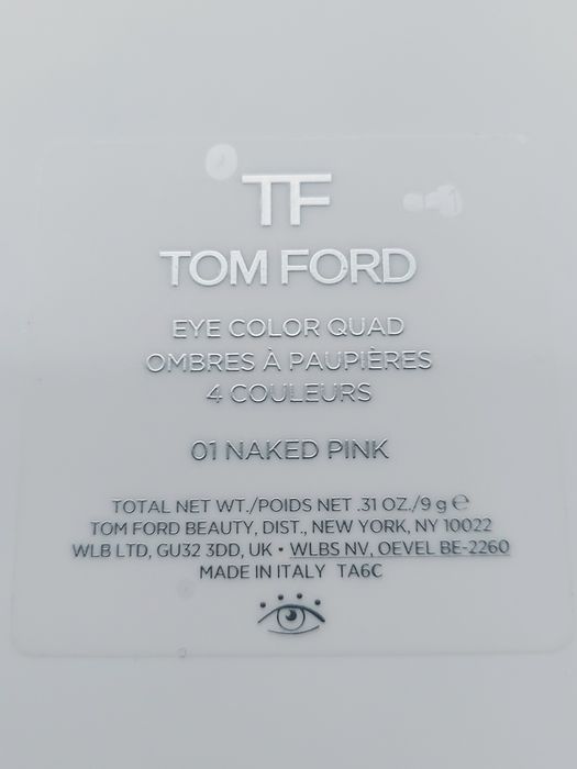 Cienie Tom Ford Soleil Eye Color Quad 01 Naked Pink paleta limitowana