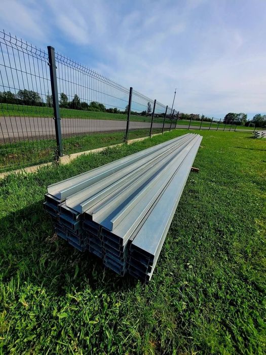 Konstrukcja stalowa hali wiaty obory garażu warsztatu 8x12 m