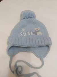 Зимняя шапочка для новорожденных